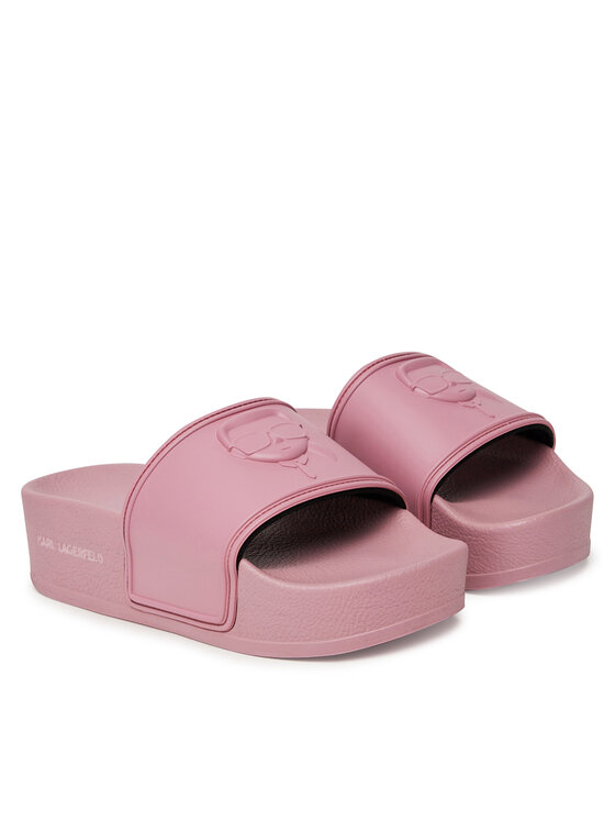 KARL LAGERFELD Natikači KARL LAGERFELD Kondo Maxi KL80819M Roza