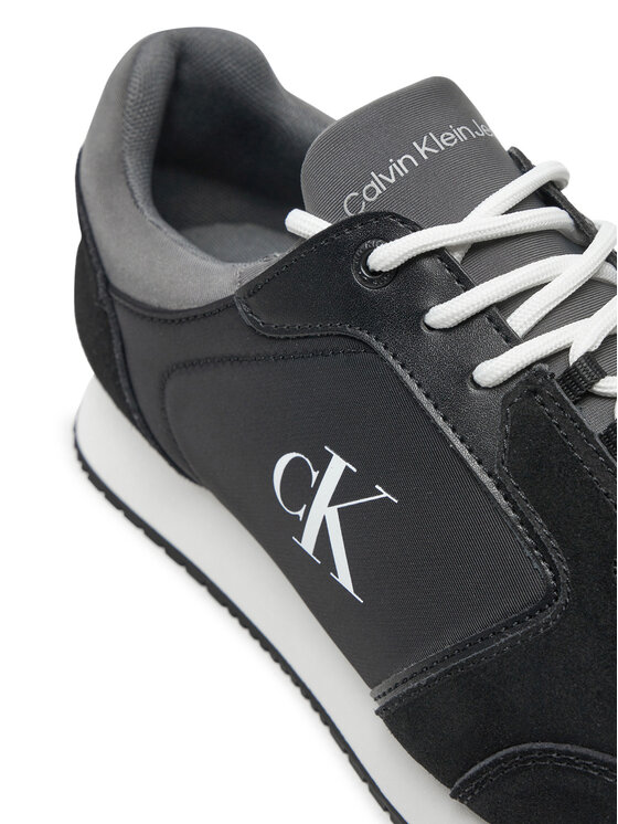 Calvin Klein Jeans Superge Calvin Klein Jeans Retro Sock Runner Mg Wmm YM0YM01152 Črna