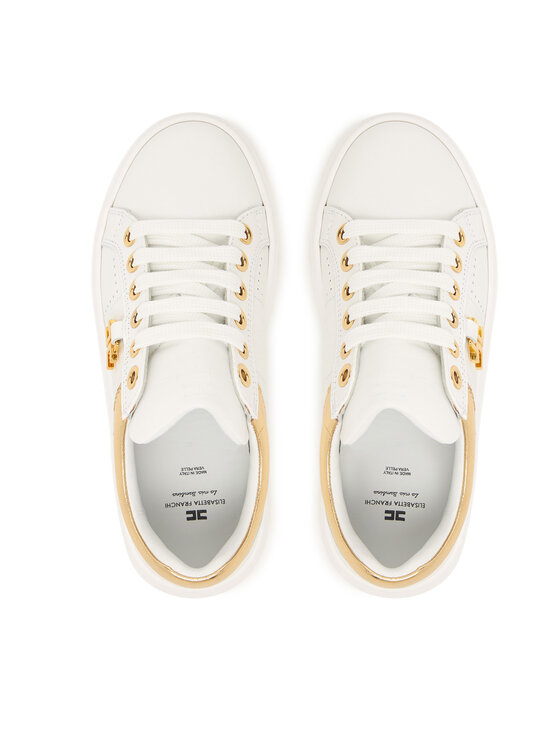 Elisabetta Franchi Снікерcи Elisabetta Franchi F4A9-E0506-0092 S Білий