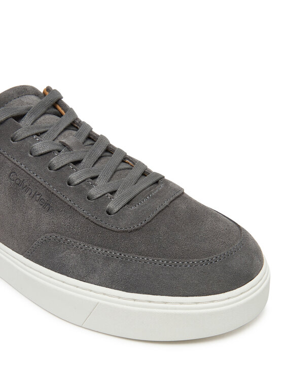 Calvin Klein Sneakersy Calvin Klein Clean Cup Low Laceup Oxf Su HM0HM01880 Sivá