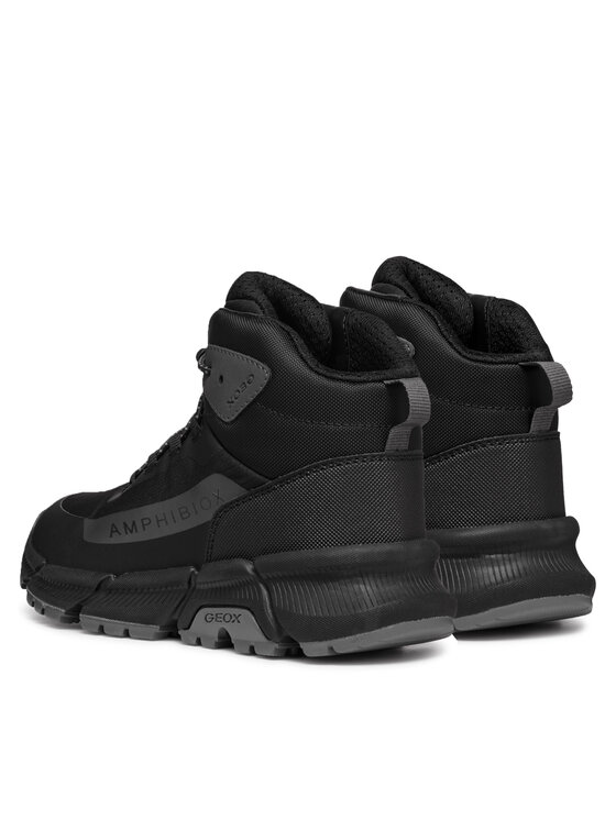 Geox Šnurovacia obuv Geox J Flexyper Plus Boy J46LCA 0FU50 C0005 S Čierna