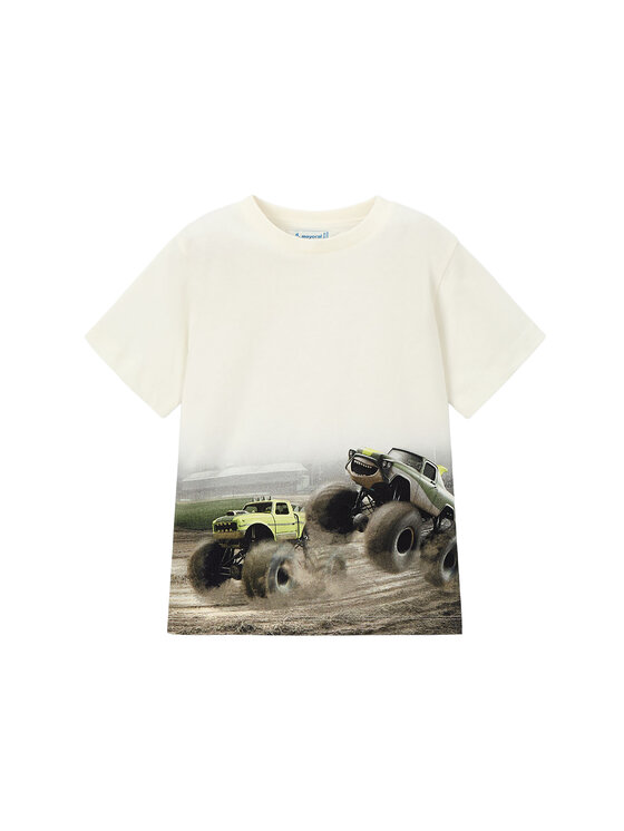 Mayoral Mayoral Camiseta 3071 Blanco Regular Fit