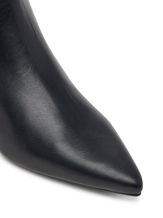 Tommy Jeans Μποτάκια Tommy Jeans Tjw Pointed Kitten Heel Boots EN0EN03172 Μαύρο