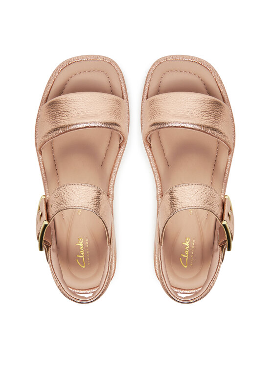 Clarks Босоніжки Clarks Alda Strap 26181223 Золотий