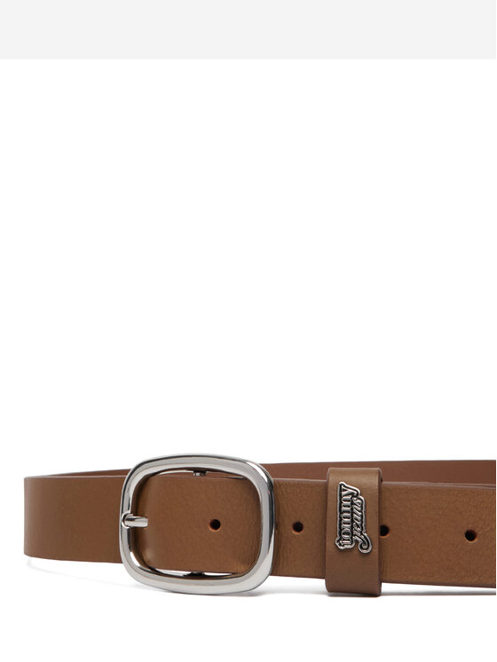 Tommy Jeans Cinturón Tommy Jeans Tjw Oval 3.0 Buckle AW0AW18812 Marrón