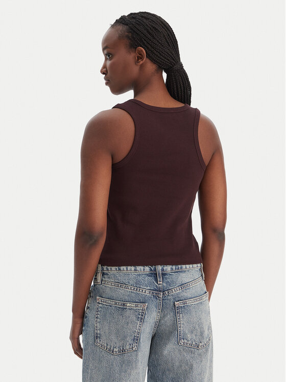 Calvin Klein Jeans Calvin Klein Jeans Top LV047C201G Marrón Slim Fit