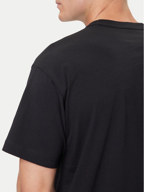 Versace Jeans Couture Versace Jeans Couture Camiseta 79GAHE01 CJ00T Negro Regular Fit