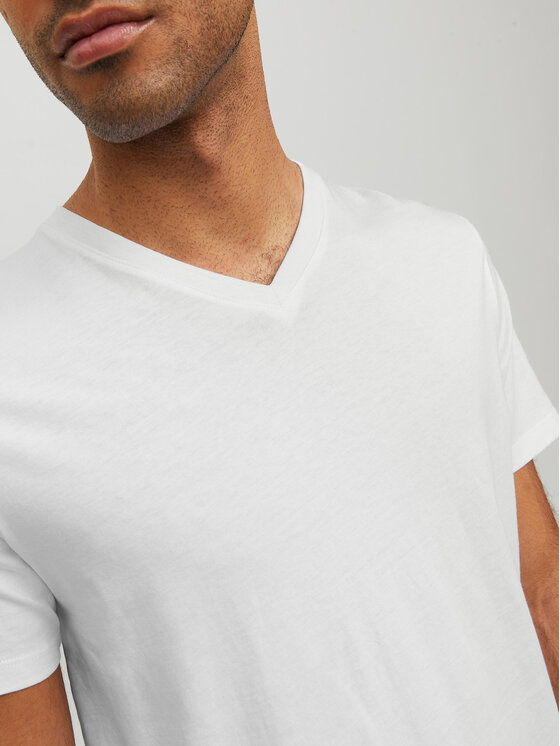 Jack & Jones Jack & Jones T-Shirt Basic 12156102 Λευκό Standard Fit