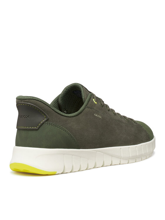 Geox Sneakersy Geox U Flextride Plus U65MAC 01022 C3391 Zielony