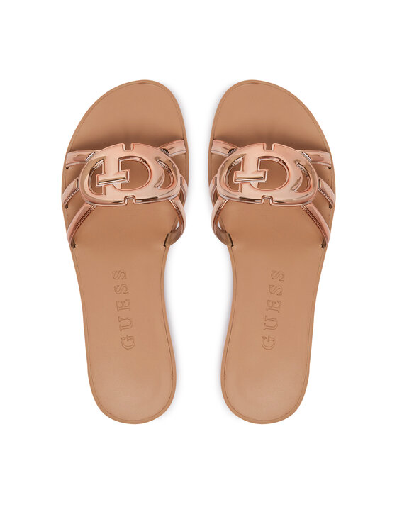 Guess Шльопанці Guess FLJHO2 ELE03 Мідний