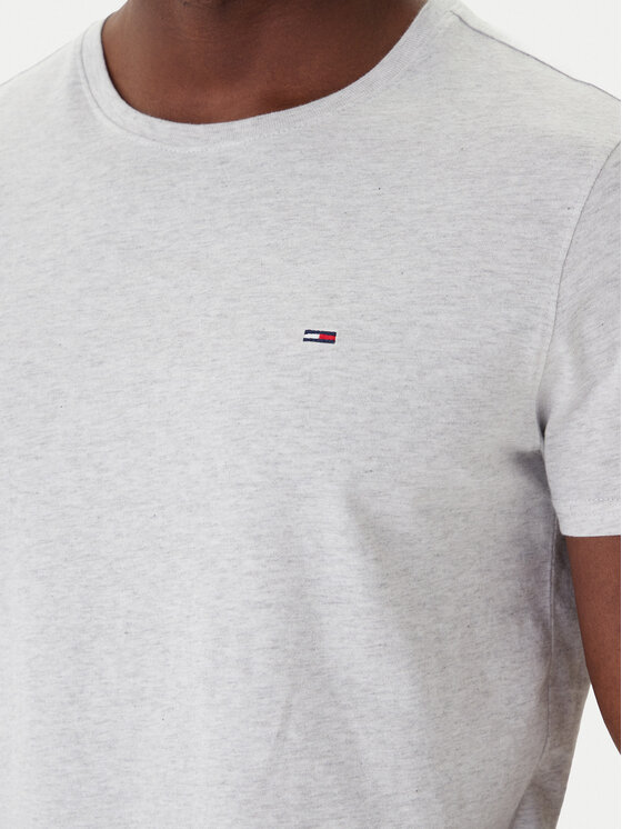 Tommy Jeans Tommy Jeans Marškinėliai DM0DM04411 Pilka Slim Fit
