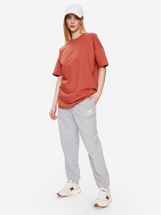 New Balance New Balance T-shirt Athletics Nature WT23556 Marrone Relaxed Fit