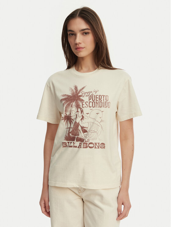 Billabong Billabong Camiseta Oriana EBJZT00474 Beis Regular Fit