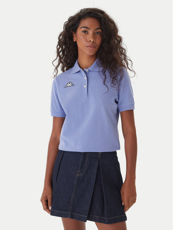Kappa Kappa Polo Logo Sharas Wss 302B3C0 Violeta Regular Fit
