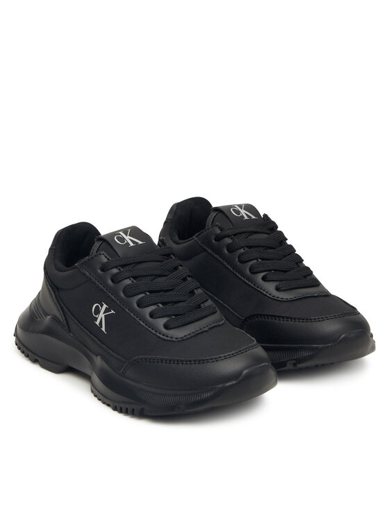 Calvin Klein Sneakers Calvin Klein Low Cut Lace Up V3A9-83105-1695 S Negru