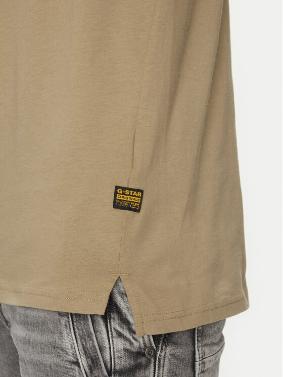 G-Star Raw G-Star Raw Camiseta Nifous D24449-336 Caqui Regular Fit