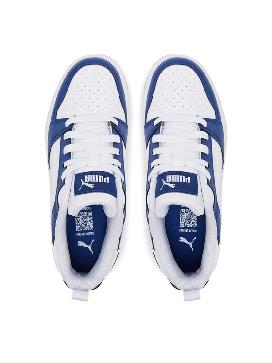 Puma Снікерcи Puma Rebound V6 Lo Jr 393833 21 Білий