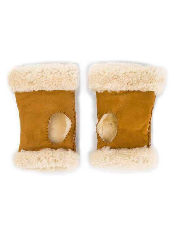 Ugg Mănuși de Damă Ugg W Fingerless Glove W/Belt 17377 Maro