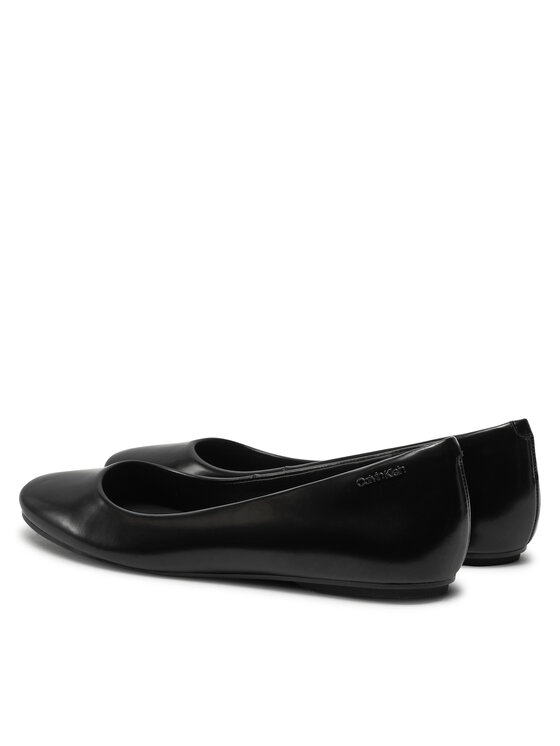 Calvin Klein Μπαλαρίνες Calvin Klein Round Ballerina HW0HW02449 Μαύρο