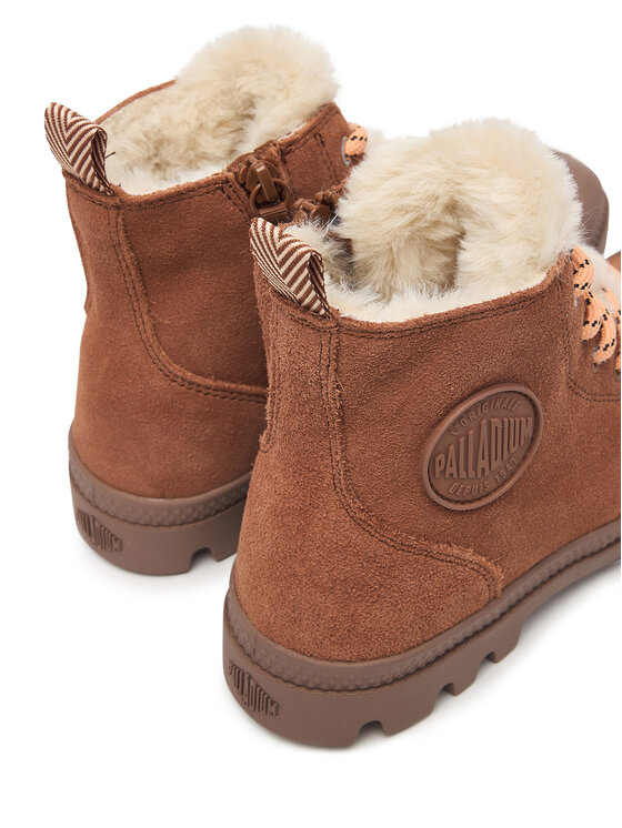 Palladium Outdoorová obuv Palladium Pampa Hi Zip Wl Hivr 94978-291-M Hnedá