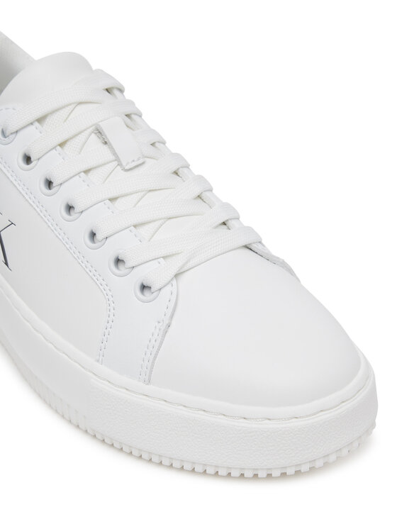 Calvin Klein Jeans Сникърси Calvin Klein Jeans Chunky Cupsole Ru Patch Lth Wn YW0YW01846 Бял