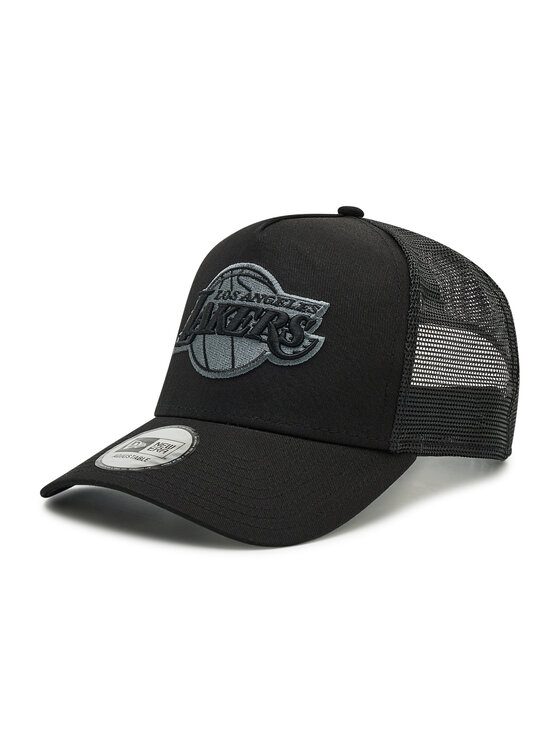 New Era Kepurė su snapeliu New Era Los Angeles Lakers Trucker 12523911 Juoda