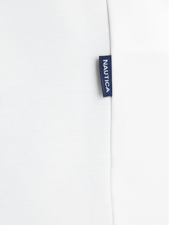 Nautica Nautica Camiseta W126-NAMTS-1010-01X Blanco Regular Fit