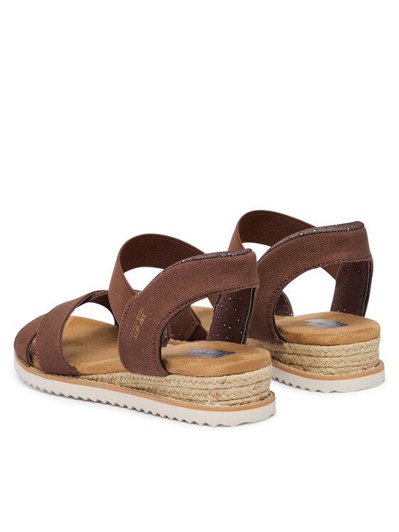 Skechers Босоніжки Skechers BOBS Desert Kiss - Golden Lily 114418/CHOC Коричневий