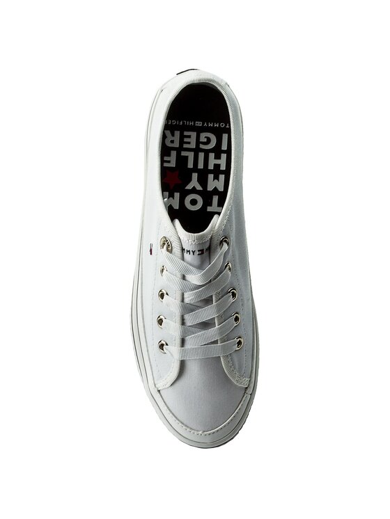 Tommy Hilfiger Scarpe sportive Tommy Hilfiger Corporate Flatform Sneaker FW0FW02456 Bianco