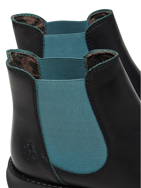 Fly London Jātnieku stila puszābaki Fly London Salvfly P143195112 Melns