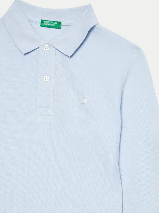 United Colors Of Benetton United Colors Of Benetton Polo 3089C300Z Svijetloplava Regular Fit