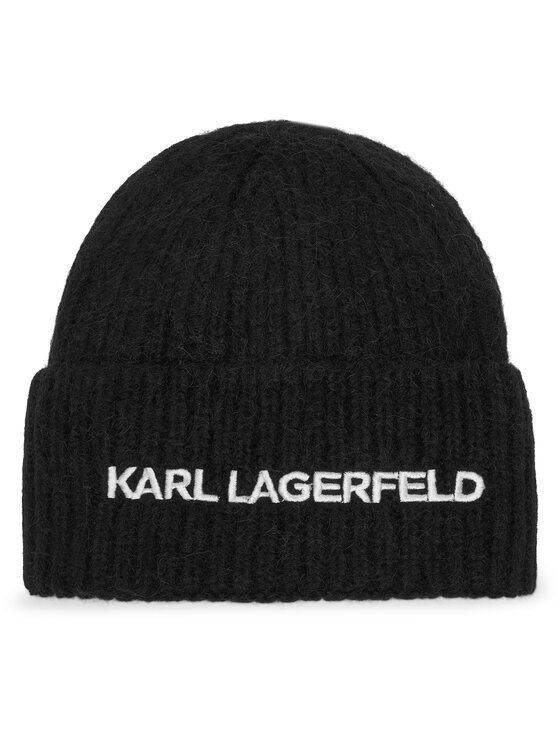 KARL LAGERFELD Čiapka KARL LAGERFELD 246W3411 Čierna