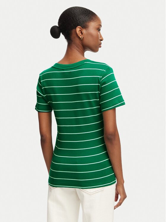 Tommy Hilfiger Tommy Hilfiger Camiseta New Cody WW0WW40584 Verde Slim Fit