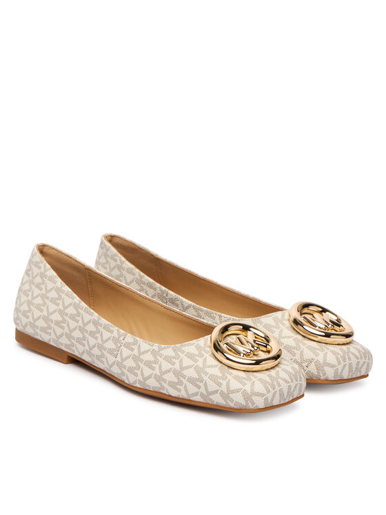 MICHAEL Michael Kors Baleriny MICHAEL Michael Kors Milan Flex Ballet 40F5MLFP1B Écru