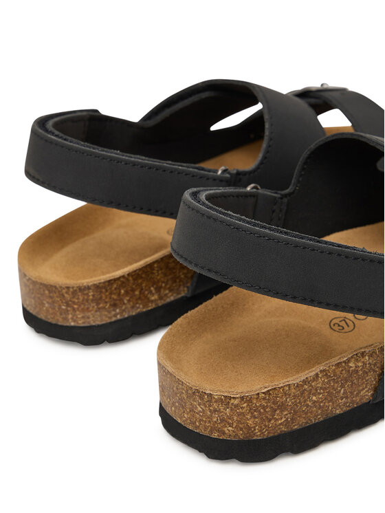 Calvin Klein Sandali Calvin Klein Velcro V3X2-83328-0315 D Črna