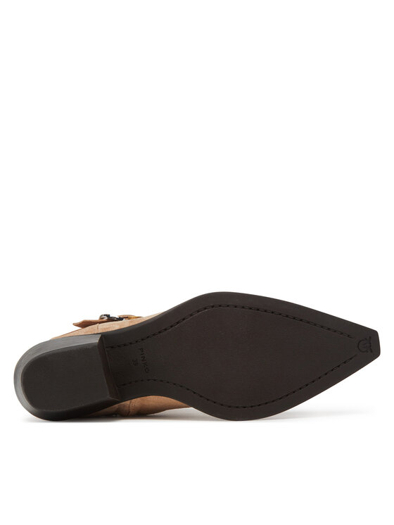 PINKO Ковбойські чоботи PINKO Tex 13 SD0343 P002 Бежевий