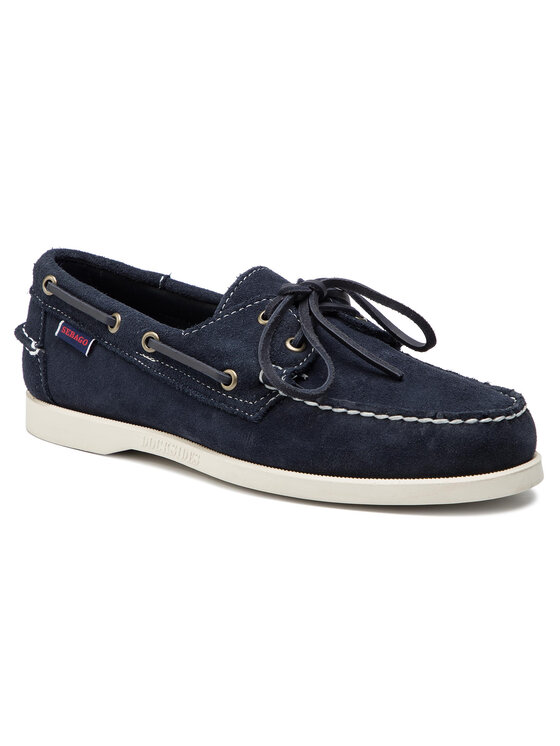 Sebago Mokaszin Sebago Docksides Portland Suede 7000G90 Sötétkék