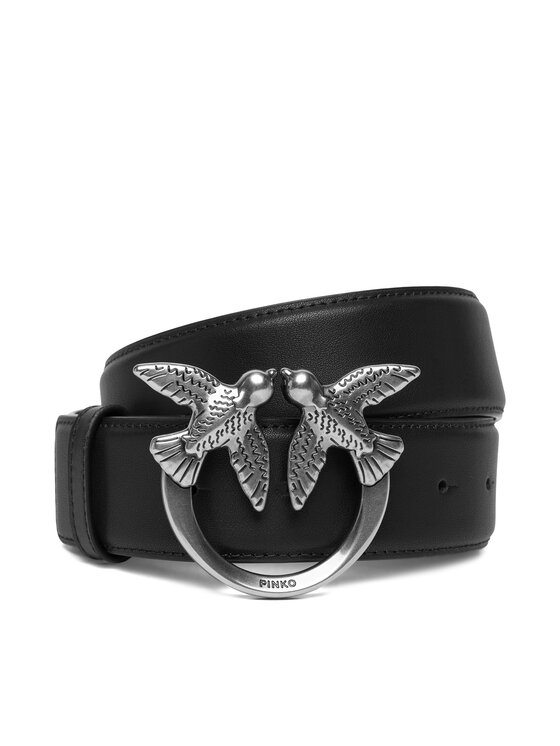 PINKO Ремінь PINKO Love Berry H4 Belt PE 23 PLT01 100120 A0F1 Чорний