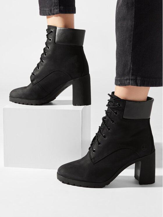 Timberland Īsie zābaki Timberland Allington 6 In Lace U A1JVB/TB0A1JVB0011 Melns