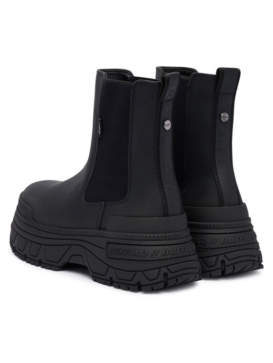 Buffalo Jātnieku stila puszābaki Buffalo Fusion Chelsea 1270098 Melns