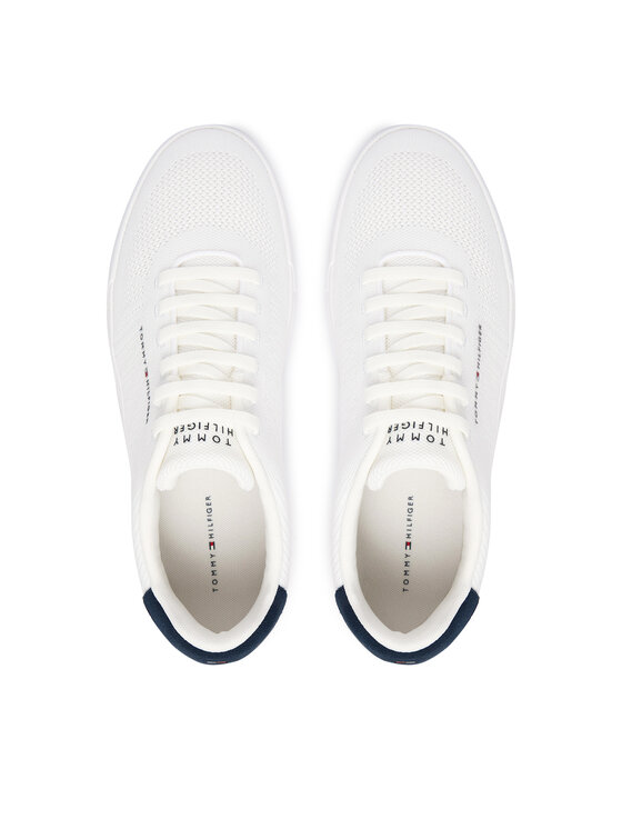 Tommy Hilfiger Sneakers Tommy Hilfiger Th Court Knit FM0FM05823 Alb