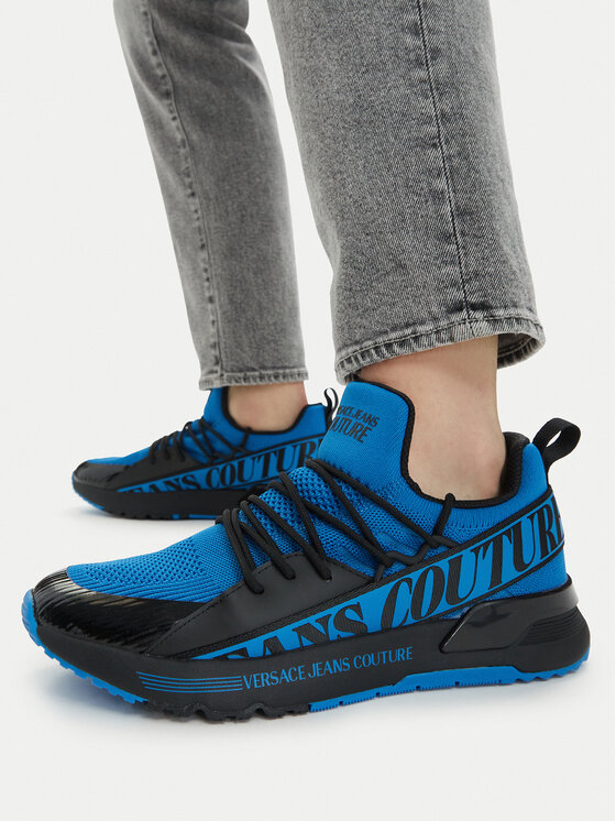 Versace Jeans Couture Снікерcи Versace Jeans Couture 80YA3SA3 Голубий