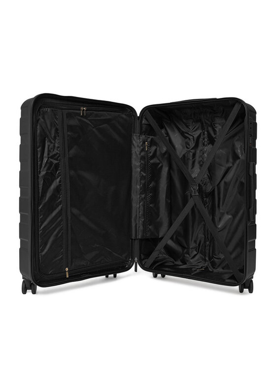 GINO ROSSI Veľký kufor GINO ROSSI CEO-GIN-L-001-05-BLACK 2 Čierna