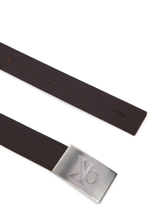 Calvin Klein Remen Calvin Klein Ssnl Mono Plaque 35Mm Fixed LV04D7086G Smeđa