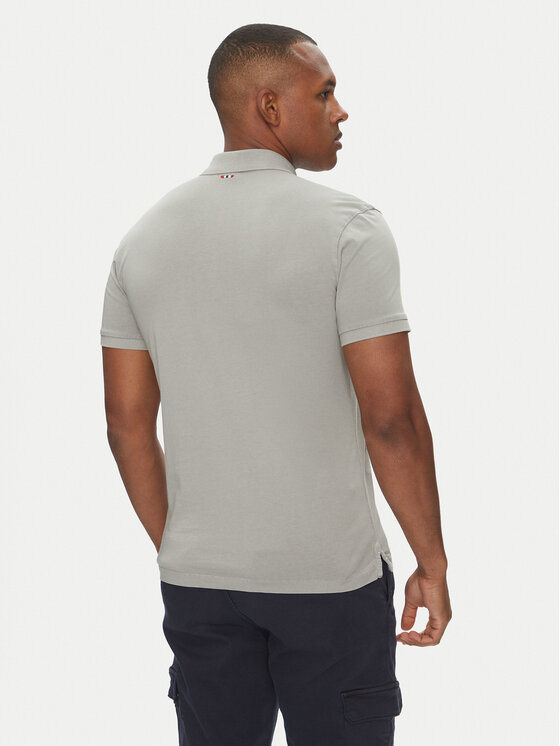 Napapijri Napapijri Polo Elbas NP0A4GB4 Gris Regular Fit