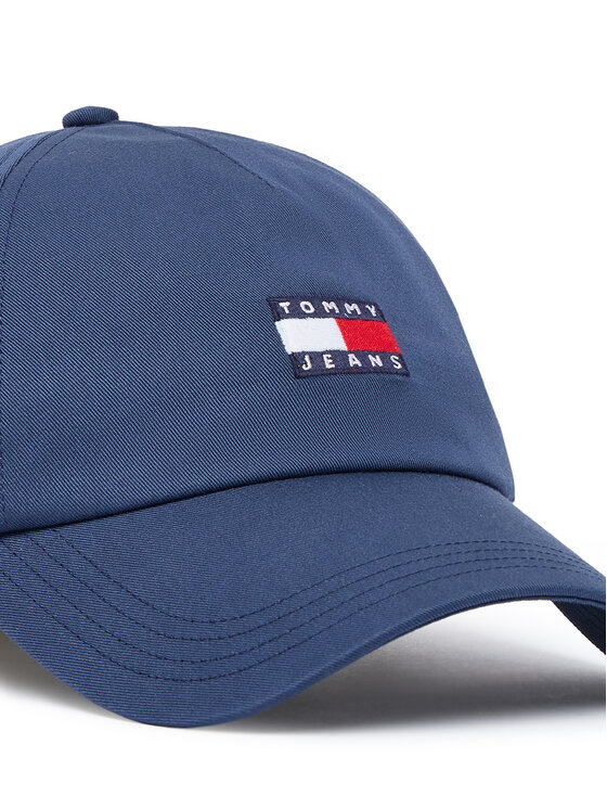 Tommy Jeans Kepurė su snapeliu Tommy Jeans Tjm Heritage Core Cap AM0AM12933 Tamsiai mėlyna