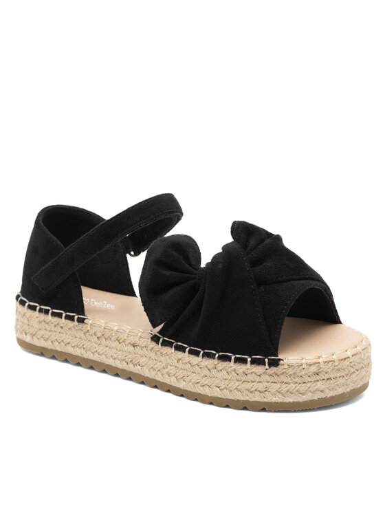 DeeZee Espadryle DeeZee CSS20378-01 Czarny