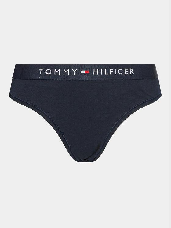 Tommy Hilfiger Tommy Hilfiger Klasične spodnje hlačke UW0UW04145 Mornarsko modra