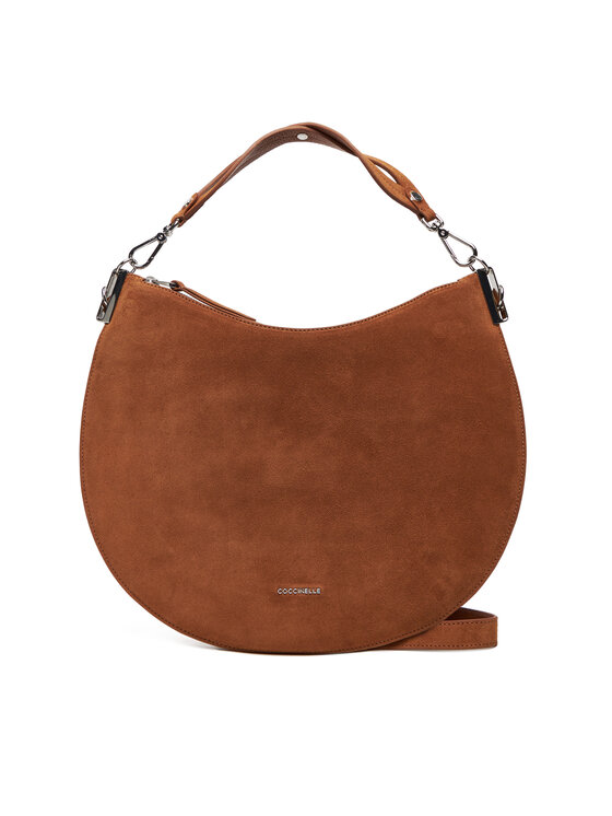 Coccinelle Дамска чанта Coccinelle QKG Coccinellesunup Suede E1 QKG 13 01 01 Кафяв