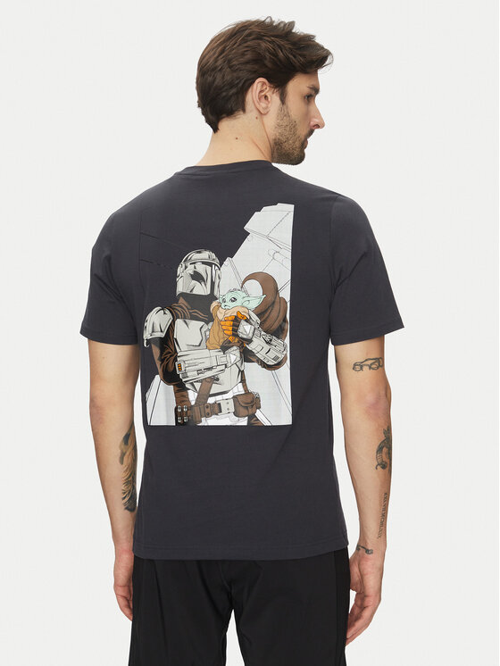 adidas adidas Póló Star Wars The Mandalorian™ JI5716 Szürke Regular Fit